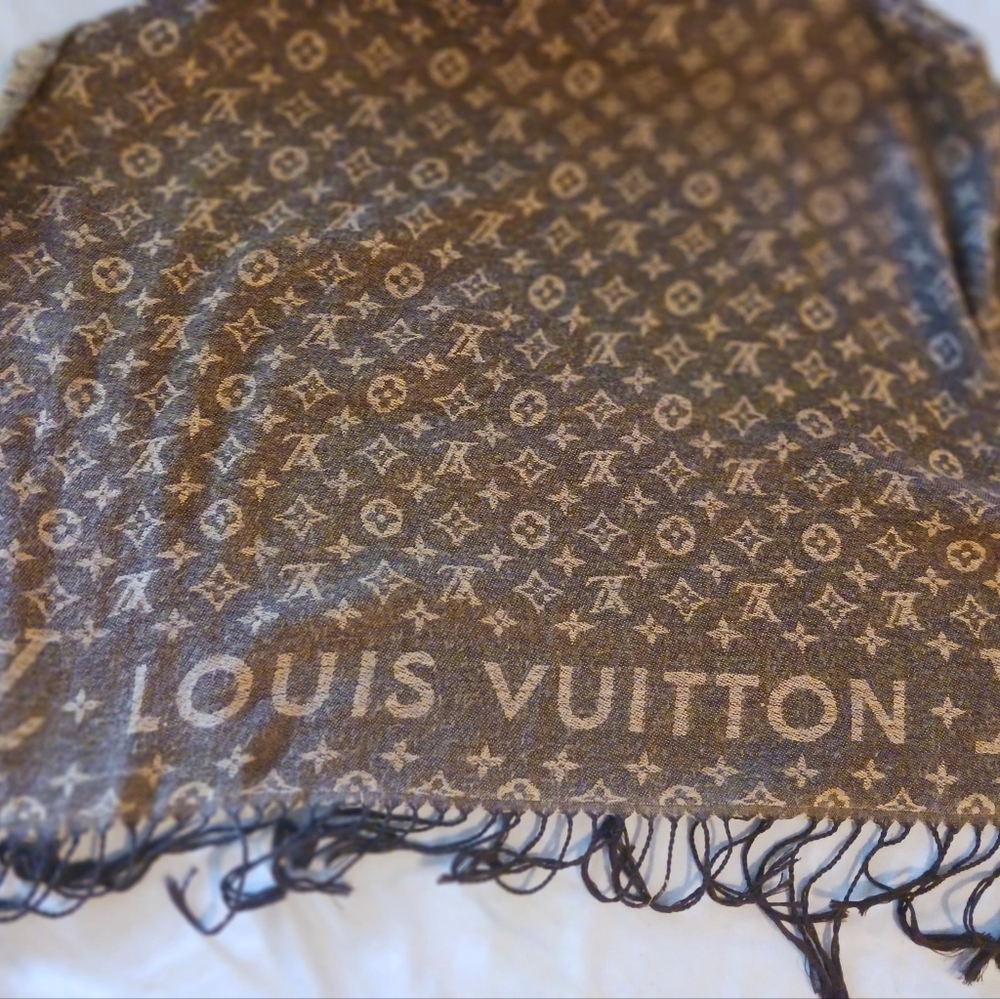 Louis Vuitton scarf.